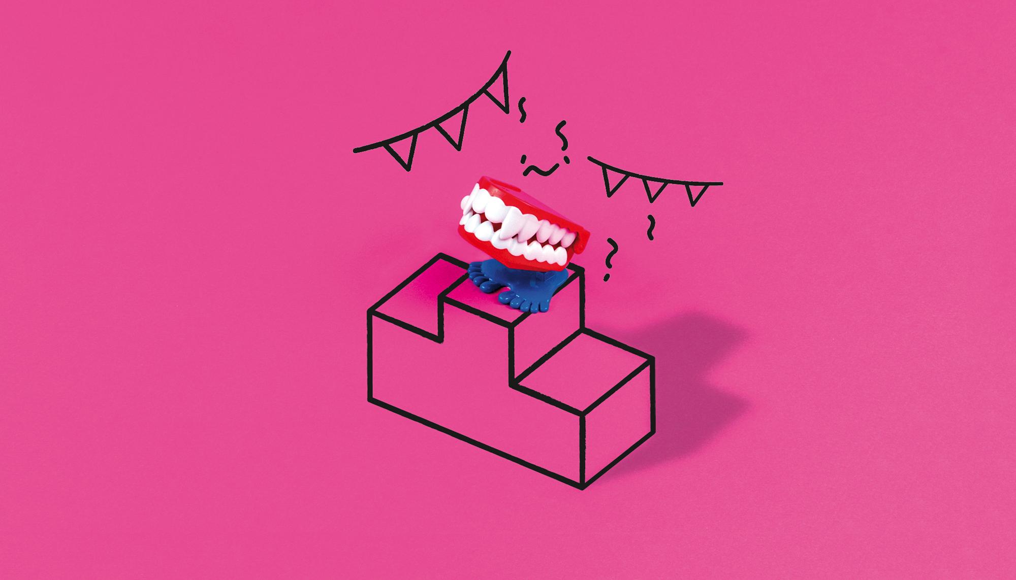 Radical Humor Arte Podio